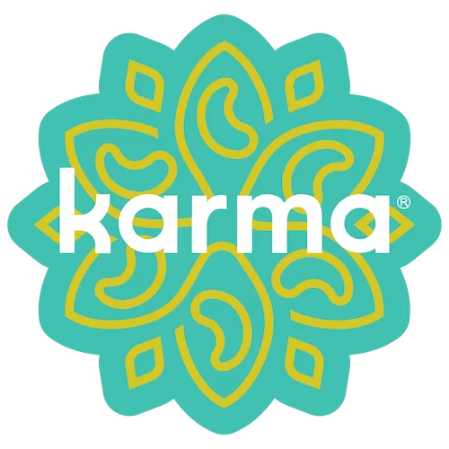 Karma Nuts logo.