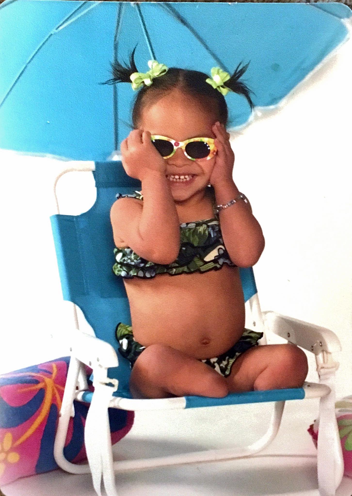 Haven Shepherd as a toddler