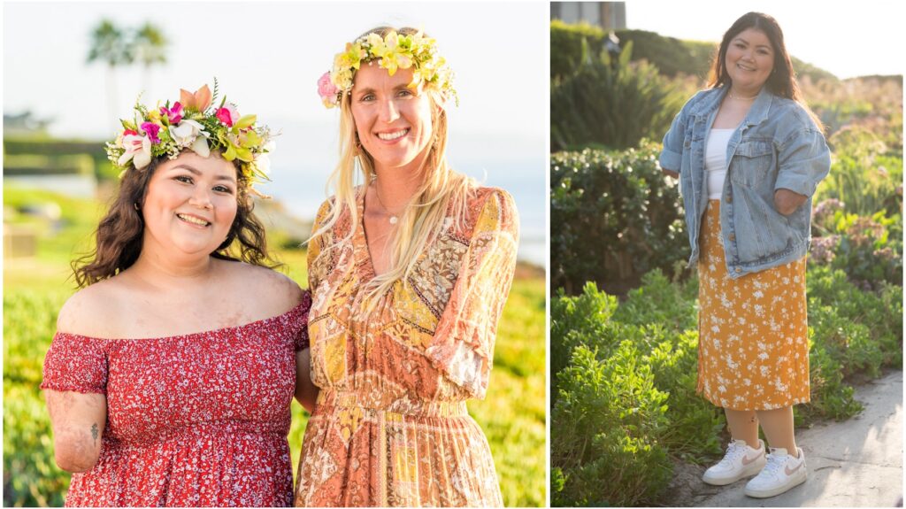 Andrea Zavala with Bethany Hamilton